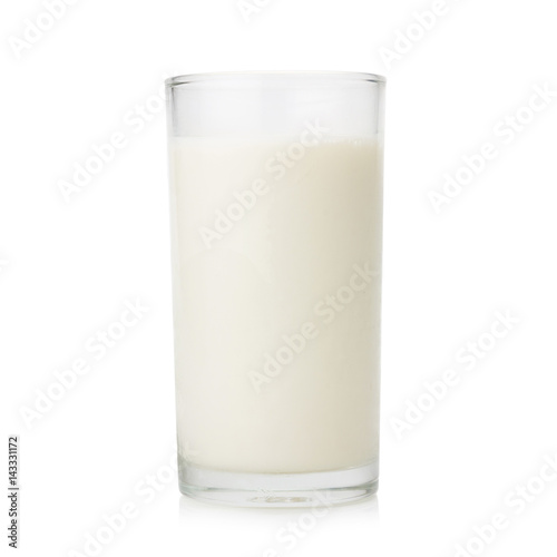 milk isolated on white background