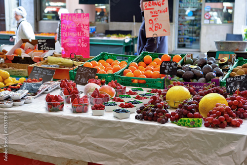 fruit market (marche forville) Cannes France photo