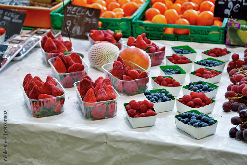 fruit market (marche forville) Cannes France photo