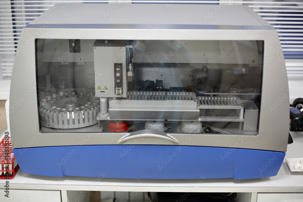 medical devices for analyzes. blood tested for AIDS and other diseases. definition of DNA. selective focus medical devices for analyzes. blood tested for AIDS and other diseases. definition of DNA. selective focus