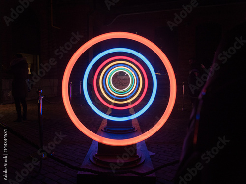 Neon circles