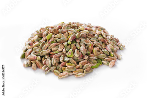 Pistachio without shell isolated