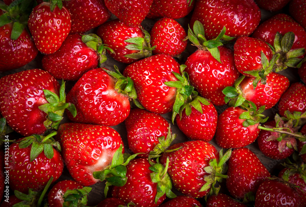natural food background with strawberry natural food background with strawberry