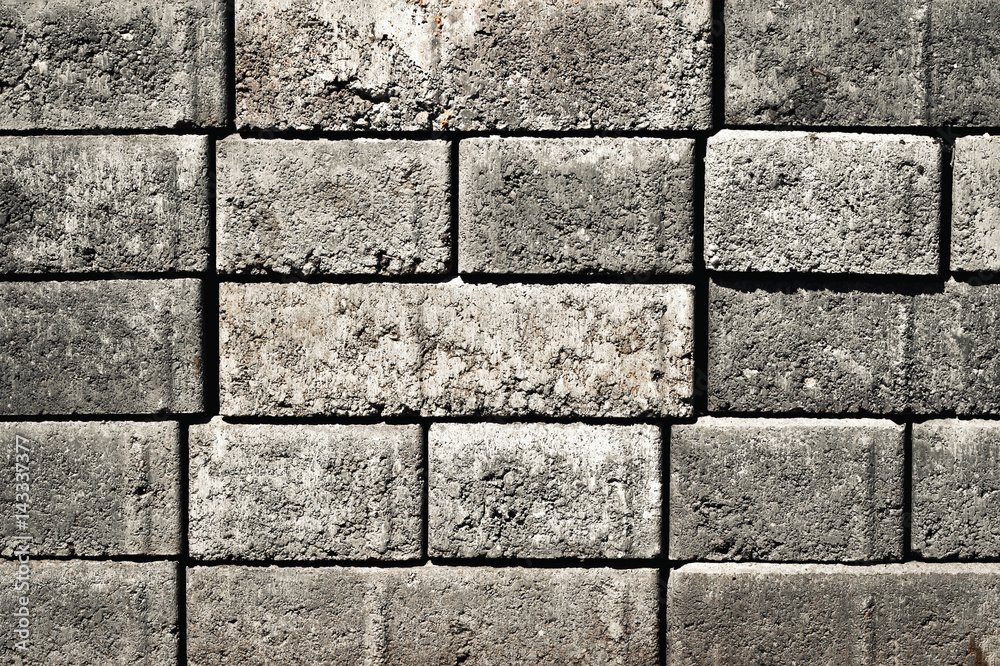 Fototapeta premium detail concrete bricks stacked