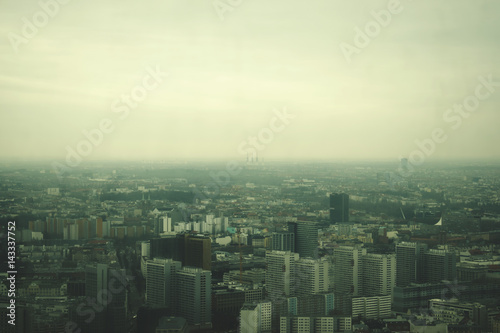 Aerial View of foggy Berlin © catalin