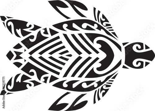 Fijian turtle design