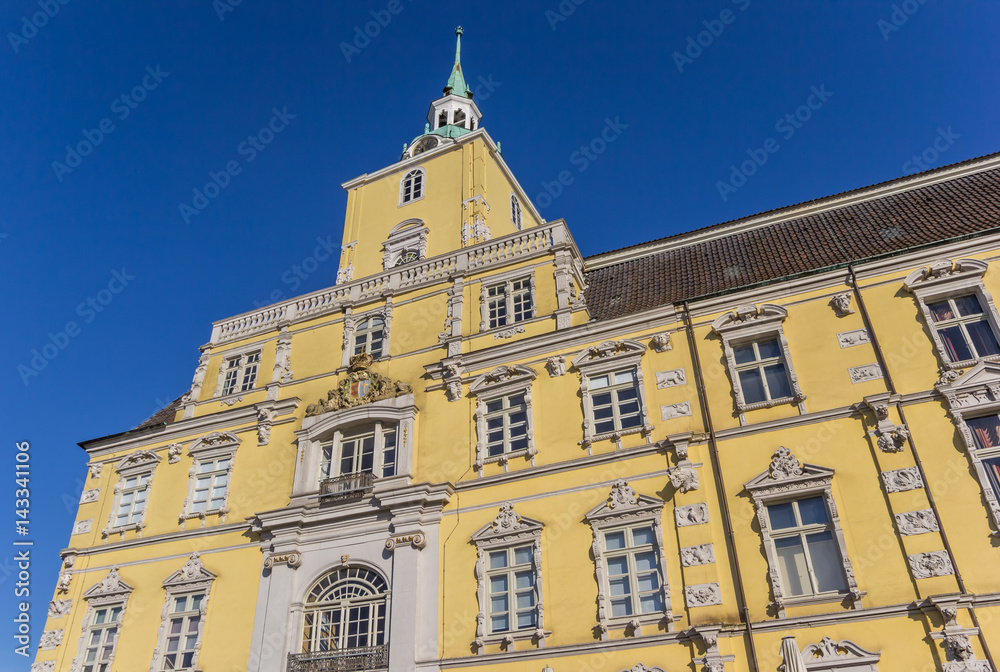 Facade of the castle of Oldenburg