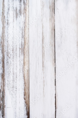 Distressed white wooden background