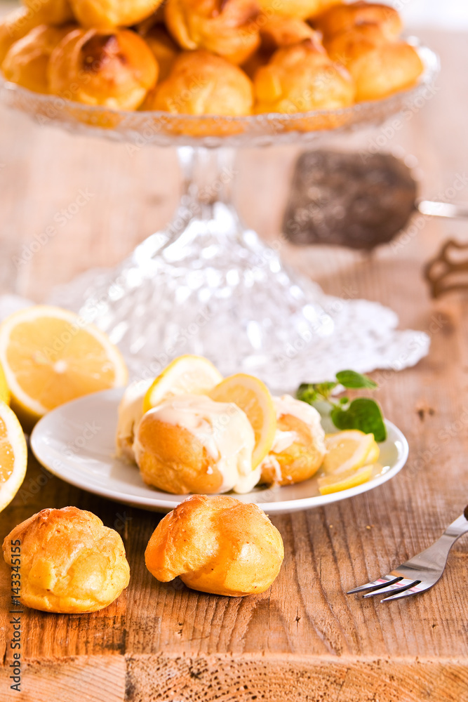 Lemon Profiteroles. Lemon Profiteroles.