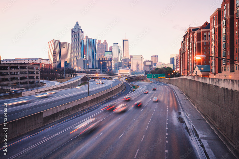 Obraz premium Modern city skyline