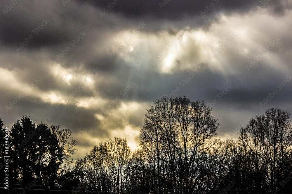 Fototapeta premium Sunbeam Sky 