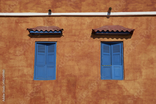 Colourful facade of a house in the historic UNESCO World Heritage Site of Cartagena de Indias in Colombia © JeremyRichards