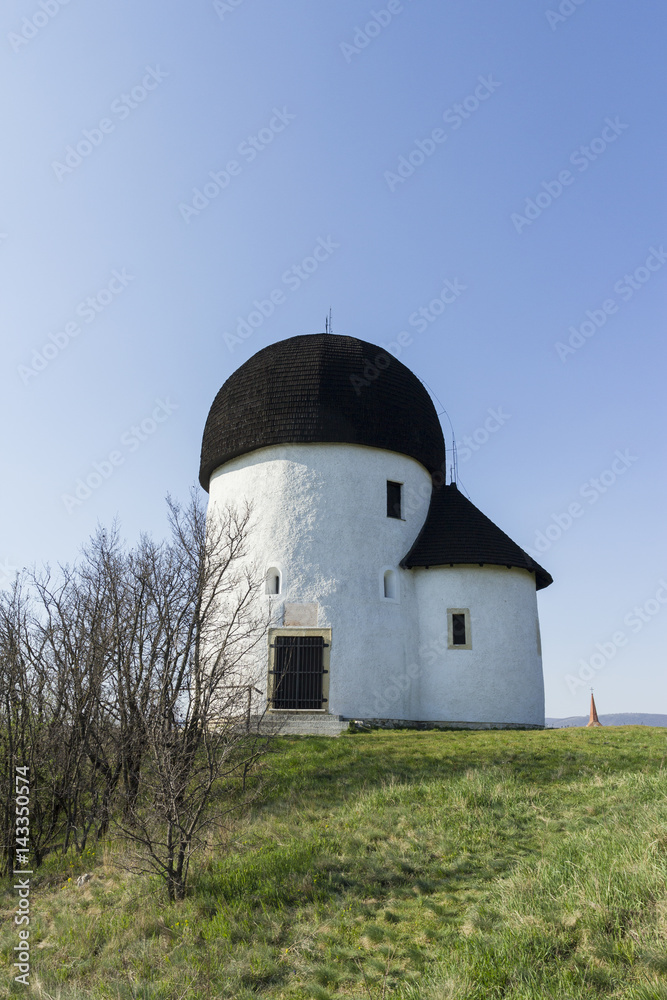 Fototapeta premium Old rotunda of Öskü, Hungary