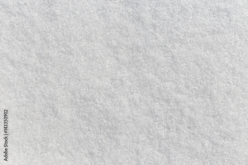 The white snow surface as a background texture photo