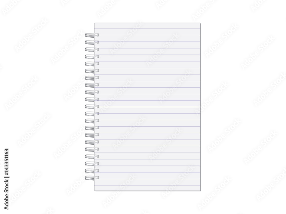 Notebook for your design and logo. Mock up Notebook for your design and logo. Mock up