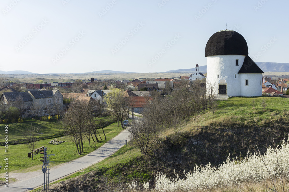 Old rotunda of Öskü, Hungary