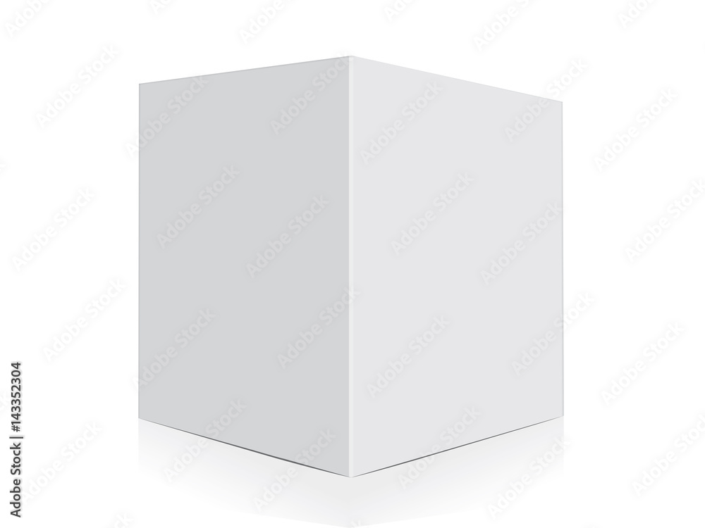 box for your corporate identity. Easy to change colors. Mock Up. Vector EPS10 box for your corporate identity. Easy to change colors. Mock Up. Vector EPS10