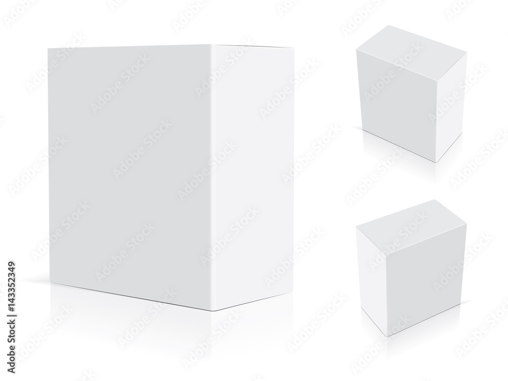 box for your corporate identity. Easy to change colors. Mock Up. Vector EPS10 box for your corporate identity. Easy to change colors. Mock Up. Vector EPS10