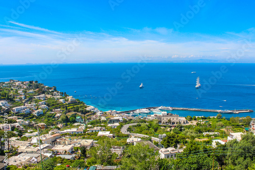 Sea landscape in Capri