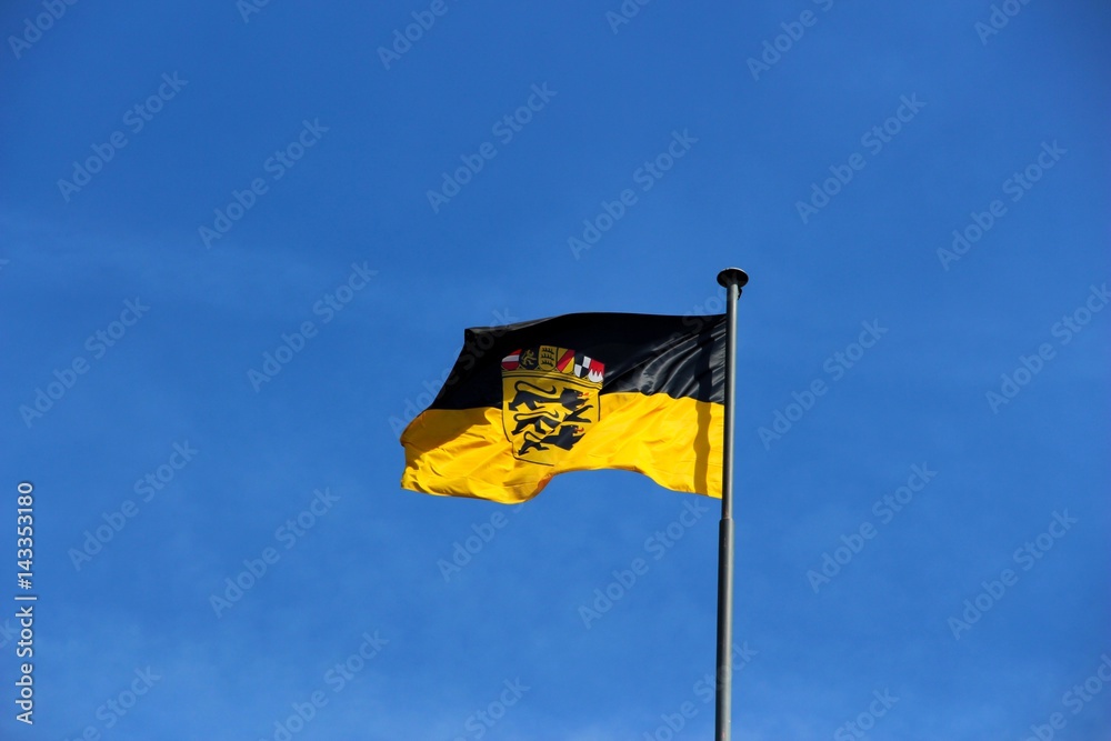 Fahne von Baden-Württemberg