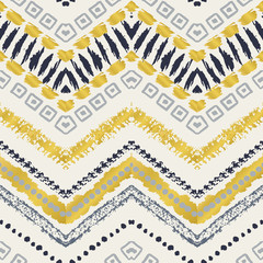 Papier peint photo Chevron patrons Motif ethnique tribal coloré bohème  © Hanna