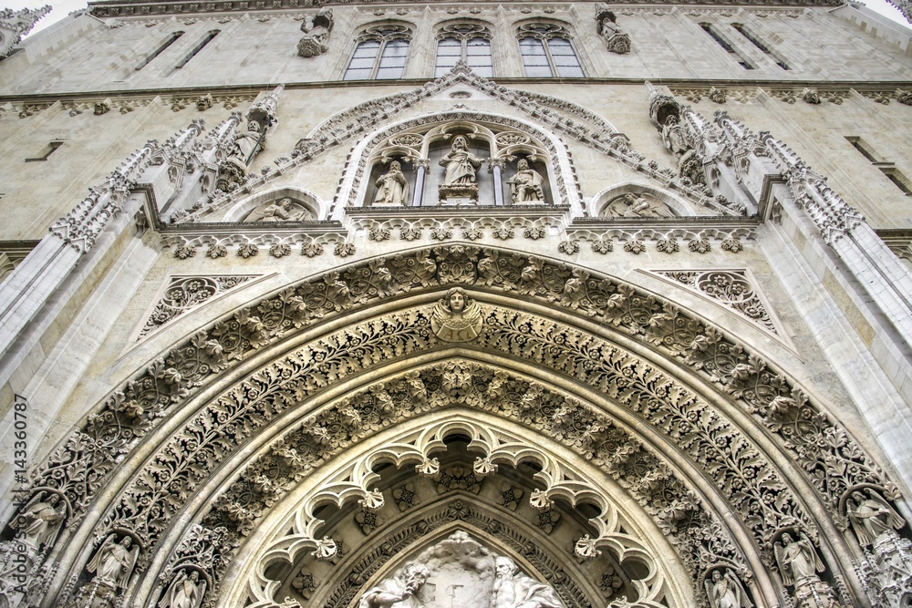 Croatia - Portal of the Zagreb Cathedral
