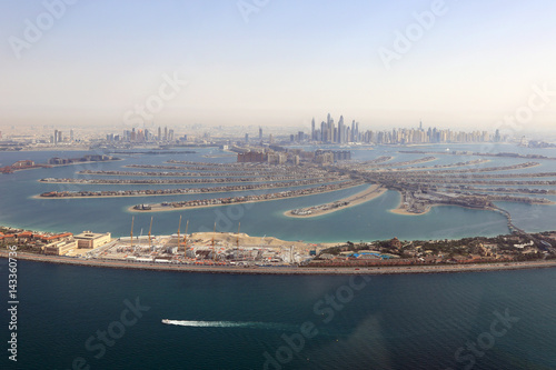 Dubai The Palm Palme Insel Marina Luftaufnahme Luftbild © Markus Mainka