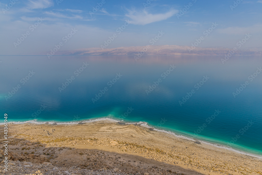 Dead Sea and desert landscape of Israel