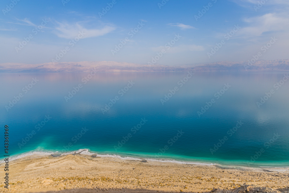 Dead Sea and desert landscape of Israel