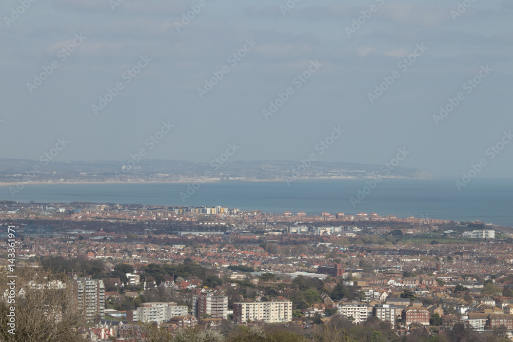 a great view over hastings