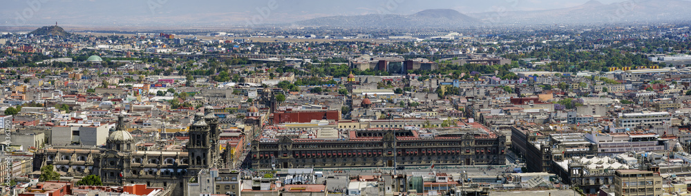 Aerial view of Mexico cityscape Aerial view of Mexico cityscape