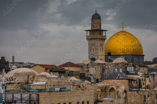 The Dome of the Rock in the old city of Jerusalem, Israel