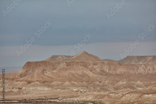 Maktesh Ramon place in the Negev desert, Israel
