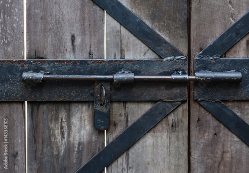 Vintage door closeup