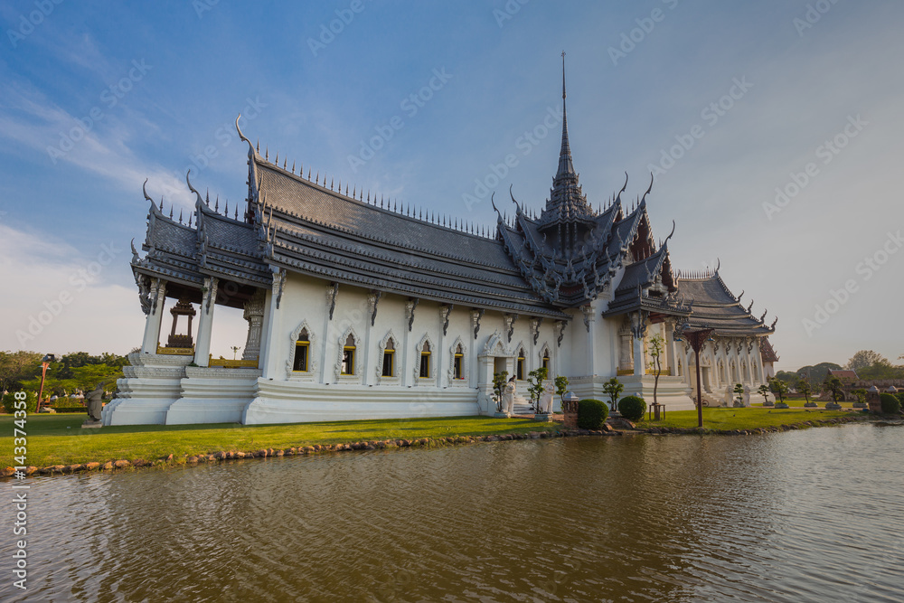 Fototapeta premium Sanphet Prasat Throne Hall, Ancient City, Bangkok, Thailand