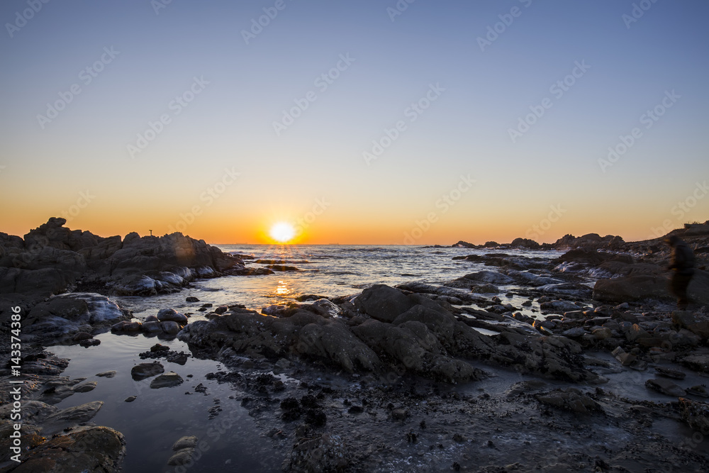 sunrise by the sea