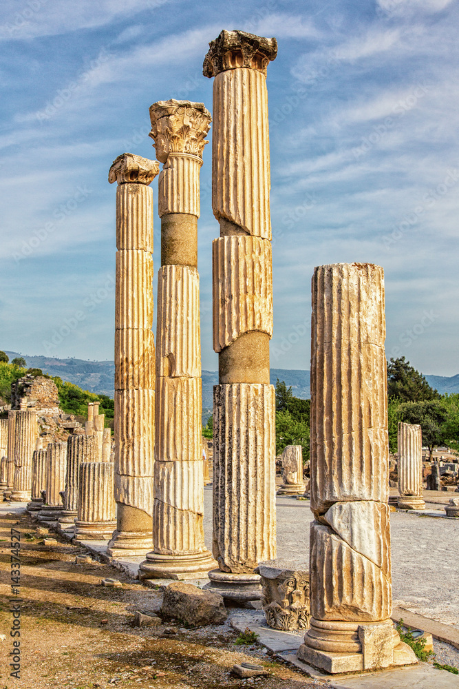 Ancient city of Ephesus in Turkey