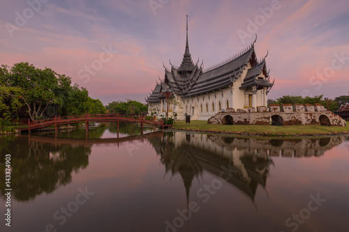 Sanphet Prasat Throne Hall, Ancient City, Bangkok, Thailand © restimage