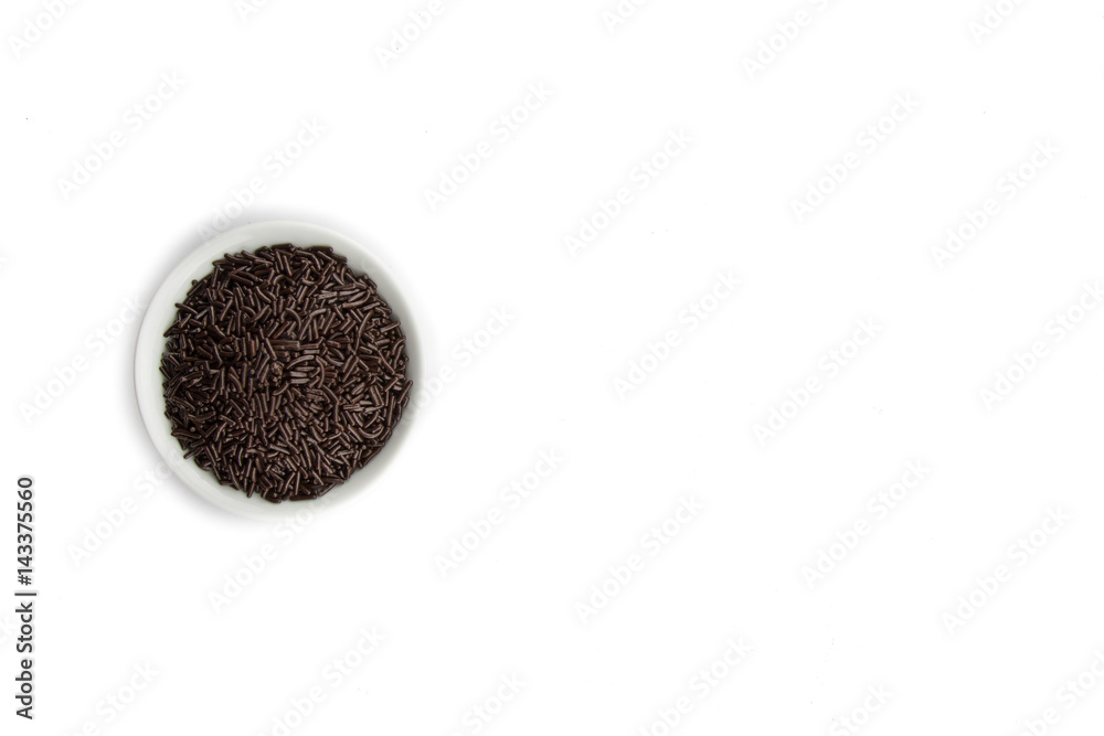 Bowl of Dutch Chocolate Sprinkles Bowl of Dutch Chocolate Sprinkles