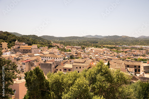 Capdepera - historical village in beautiful landscape of Mallorca  Spain