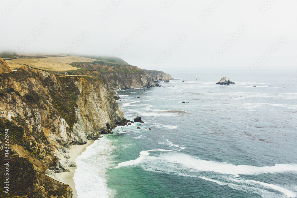 USA, California, Big Sur, View of rocky coast USA, California, Big Sur, View of rocky coast