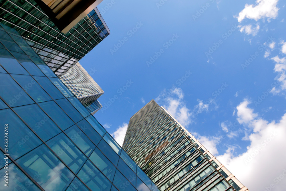 Obraz premium London office building skyscraper, working & meeting