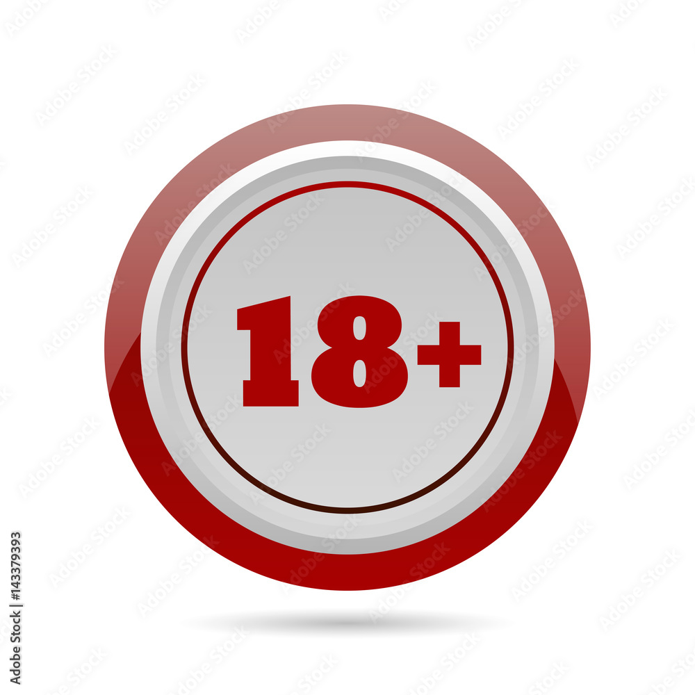 restriction of age sign circle icon vector eps 10 restriction of age sign circle icon vector eps 10