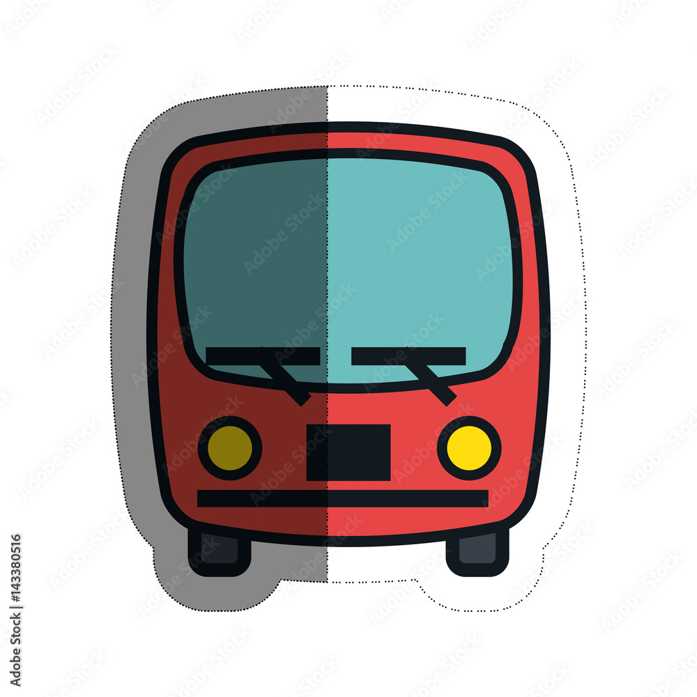 bus vehicle icon