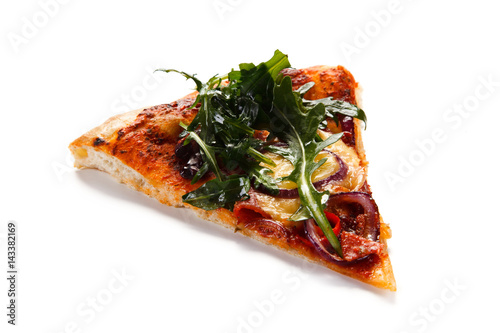 Pizza with ruccola