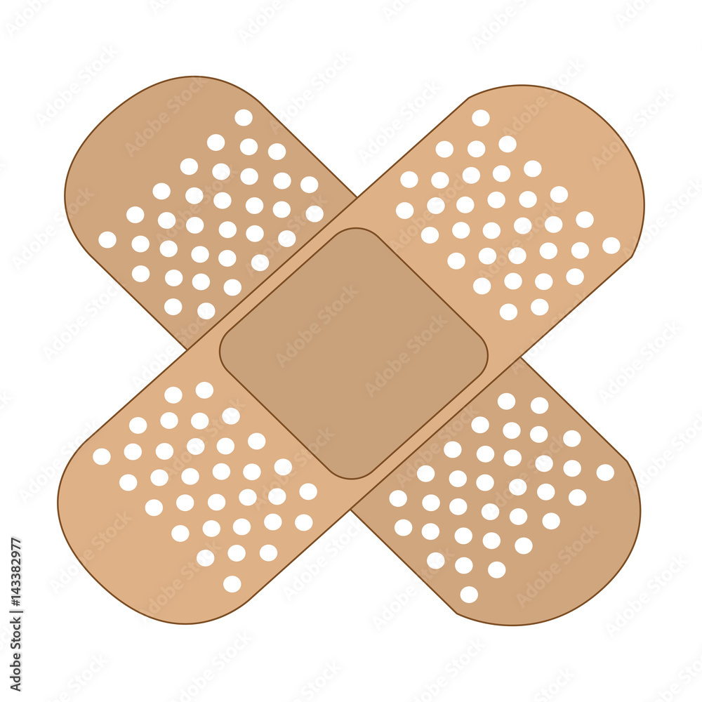 bandage medical isolated icon bandage medical isolated icon