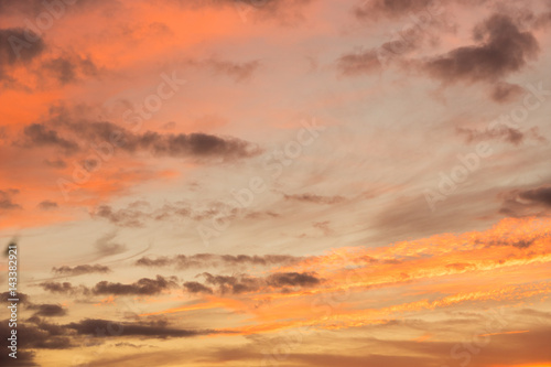 Sunset Sky Background