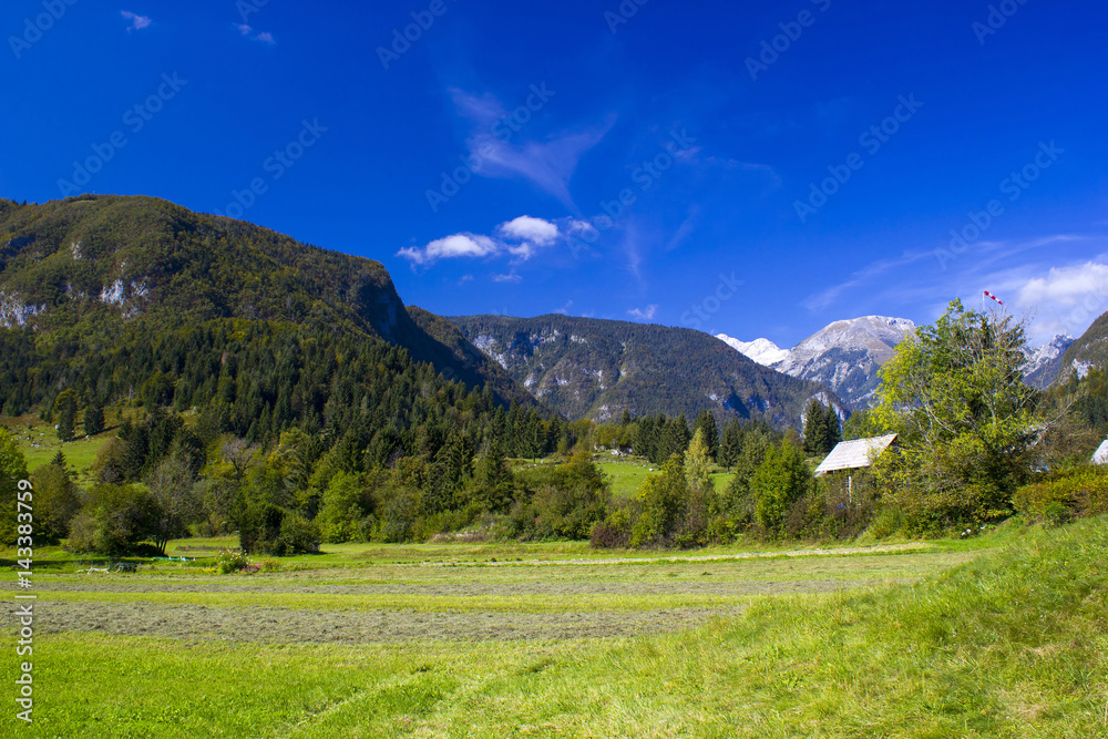 Julian Alps -  panorama around lake Bled, Slovenia