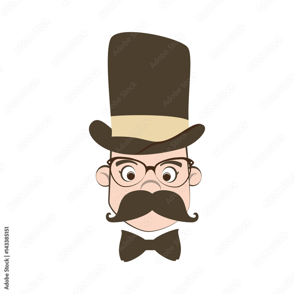 gentleman character hipster style gentleman character hipster style