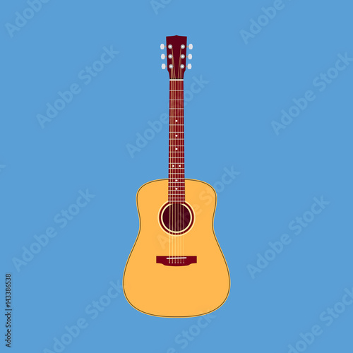 Classical acoustic guitar. photo